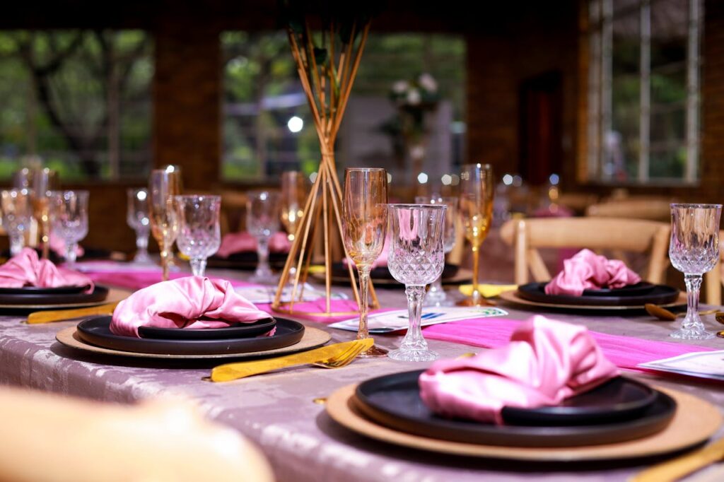 diner de gala theme rose 35591597